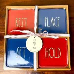 Last 1 - RAE DUNN • Coaster Set